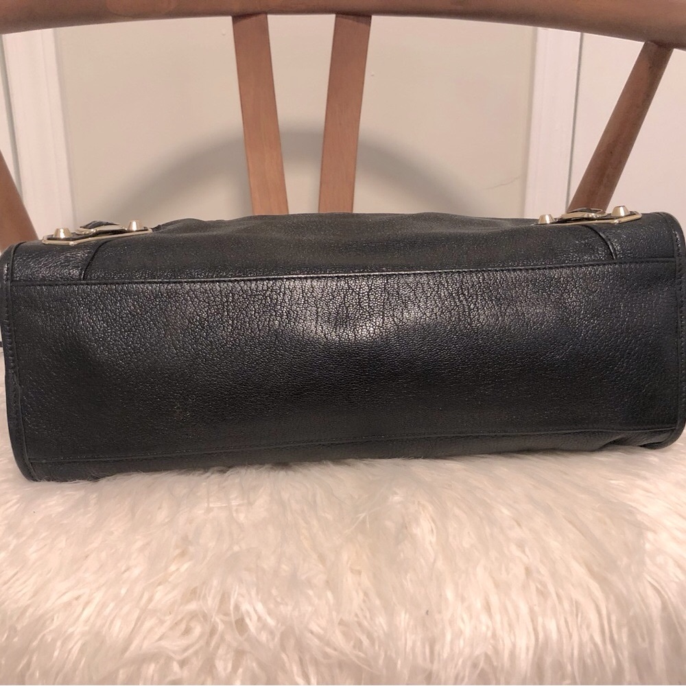 💥 BALENCIAGA City Metallic Edge Black Leather w/ Gold Hardware - Picture 11 of 16